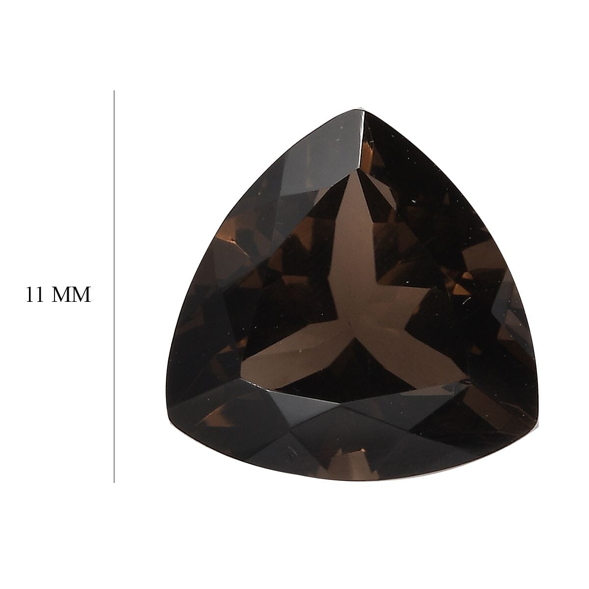 Brazilian Smoky Quartz (Trl 11 mm) 3.50 ctw Loose Gemstone image number 4