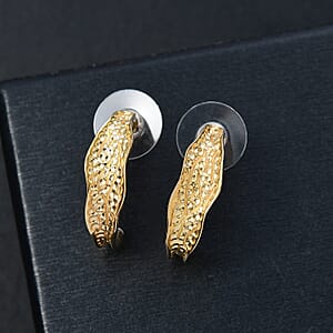 D'Joy Passport to Turkey 18K Vermeil Yellow Gold Over Sterling Silver Earrings 5 Grams