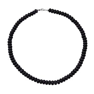 D'Joy Purple Quartz Beaded 241.50 ctw Necklace 18 Inches Sterling Silver 