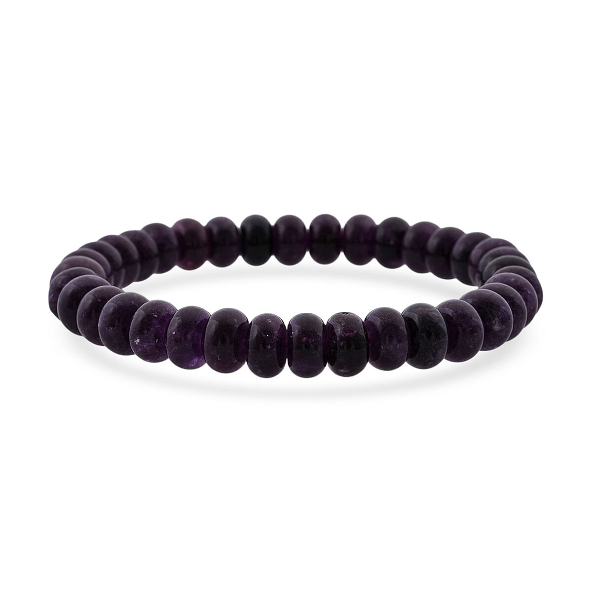  Purple Quartz Beaded 105.80 ctw Stretch Bracelet  image number 0