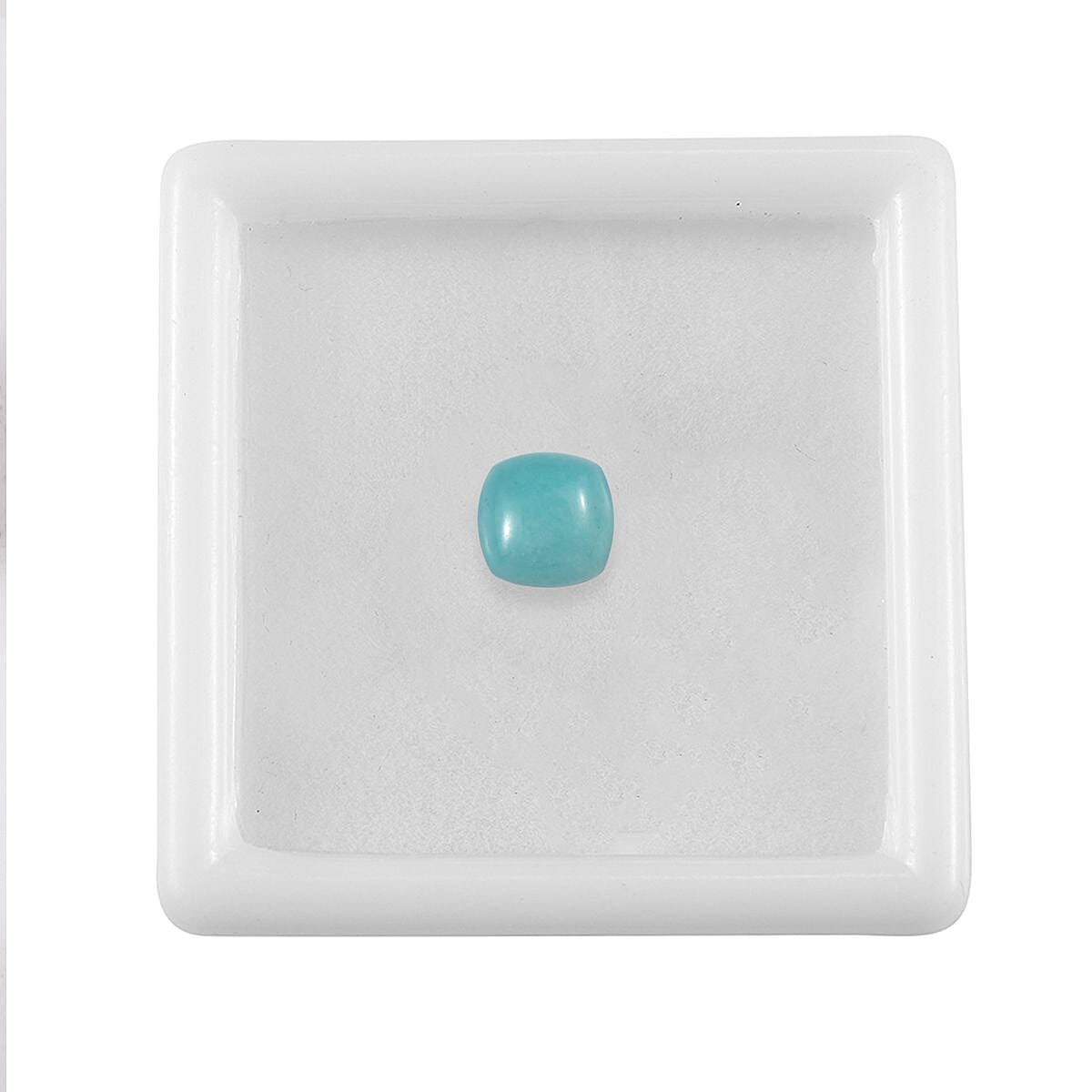 Amazonite (Cush 7x7 mm) 1.10 ctw Loose Gemstone