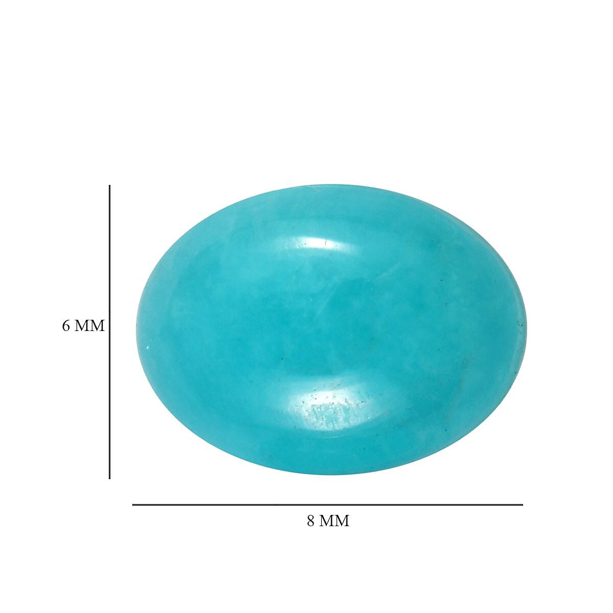 Amazonite Set of 2 (Ovl 8x6 mm) 2.09 ctw Loose Gemstone image number 4