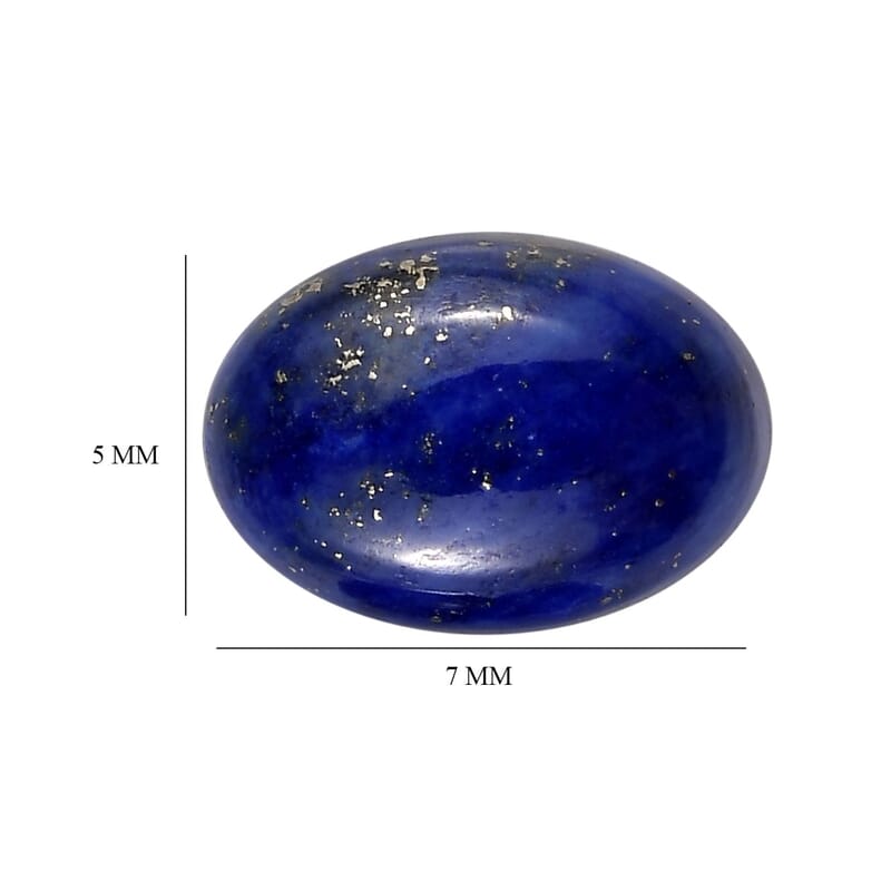 Lapis Lazuli Set of 2 (Ovl 7x5 mm) 1.52 ctw Loose Gemstone