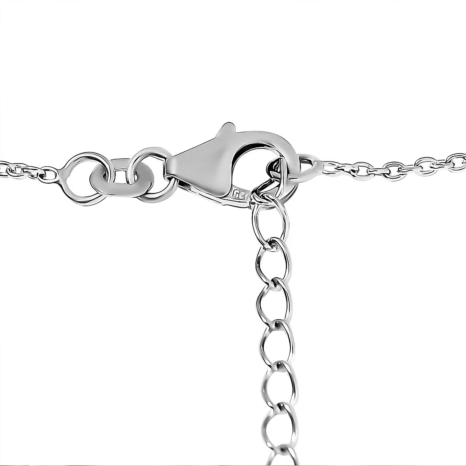 Luxuriant Lab Grown Diamond G-H SI 2.00 ctw Station Necklace in Rhodium Over Sterling Silver 18 Inches