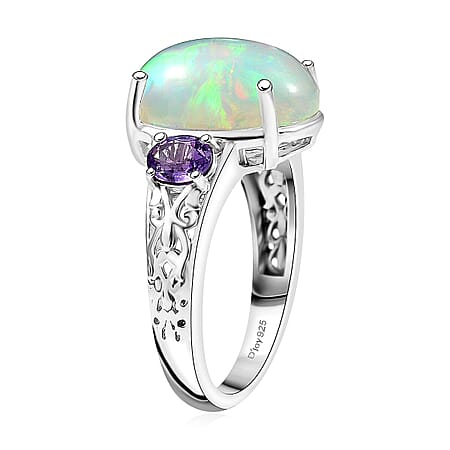 Ethiopian Welo Opal & Purple Sapphire / 10 - Product card gallery slide 4 (10178113044793)