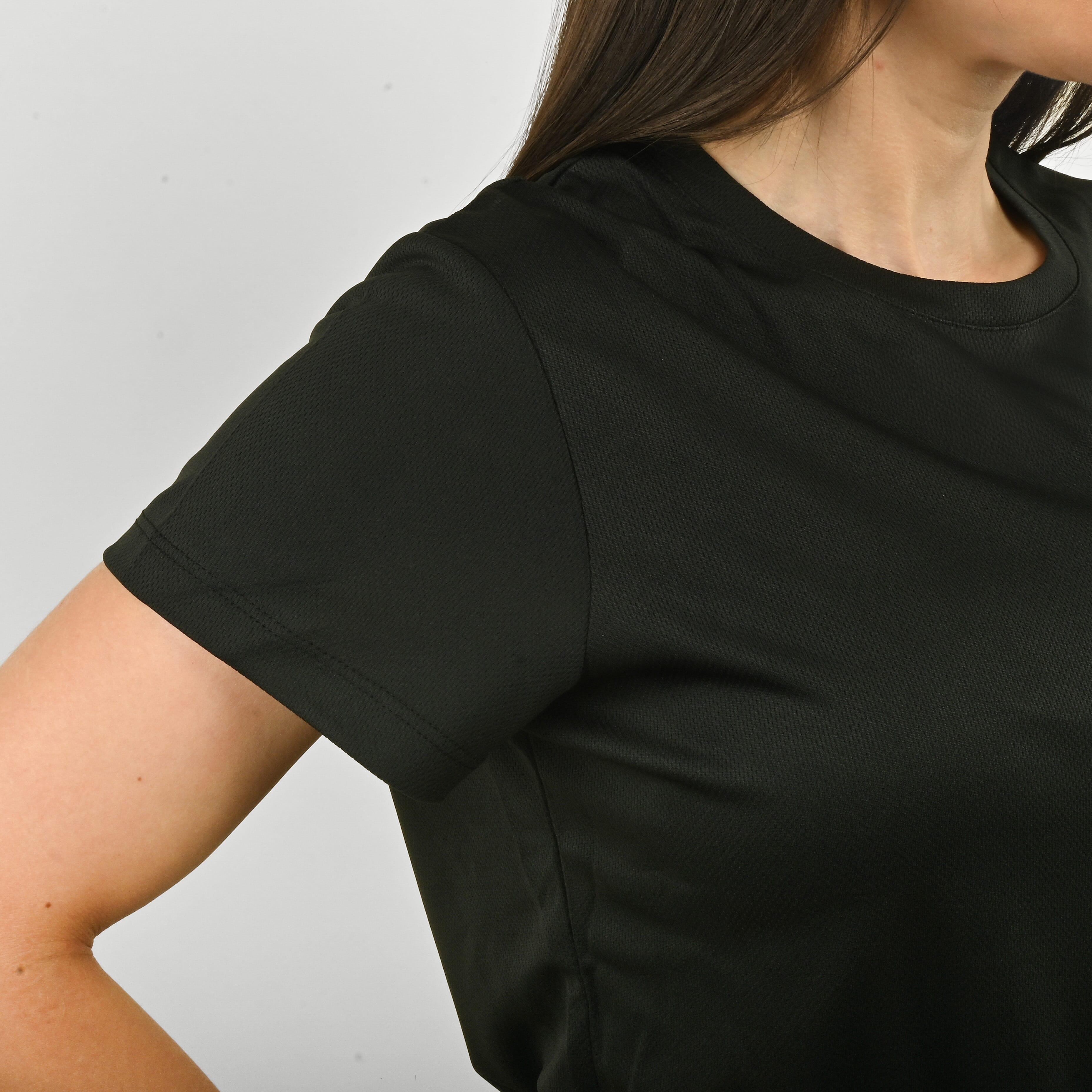 Hanton Black Women's Moisture Wicking Shirt - S