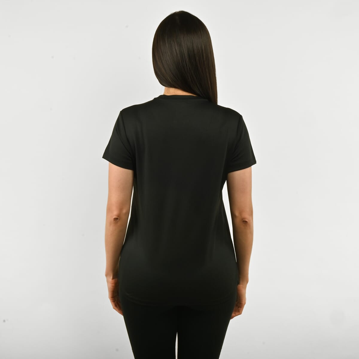 Hanton Black Women's Moisture Wicking Shirt - S image number 3