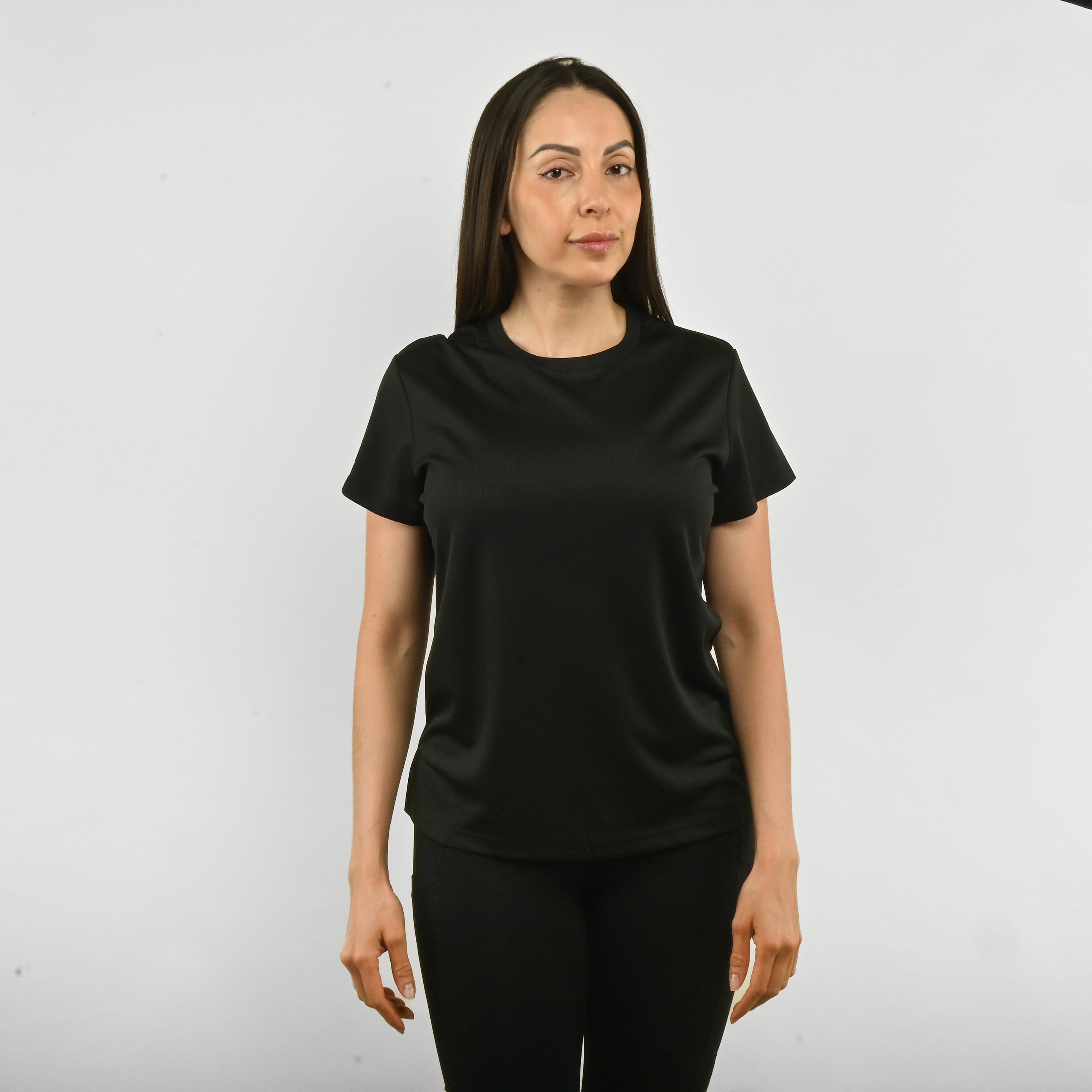 Hanton Black Women's Moisture Wicking Shirt - S