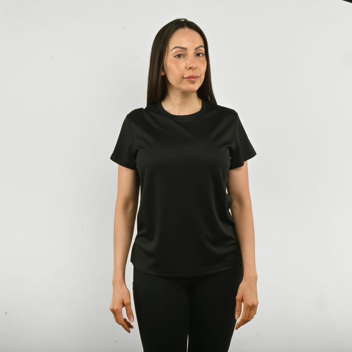Hanton Black Women's Moisture Wicking Shirt - S image number 4