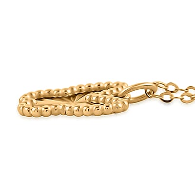 Italian Diamond-Cut Butterfly Pendant Necklace in 10K Yellow Gold 18-20 Inches 1.40 Grams