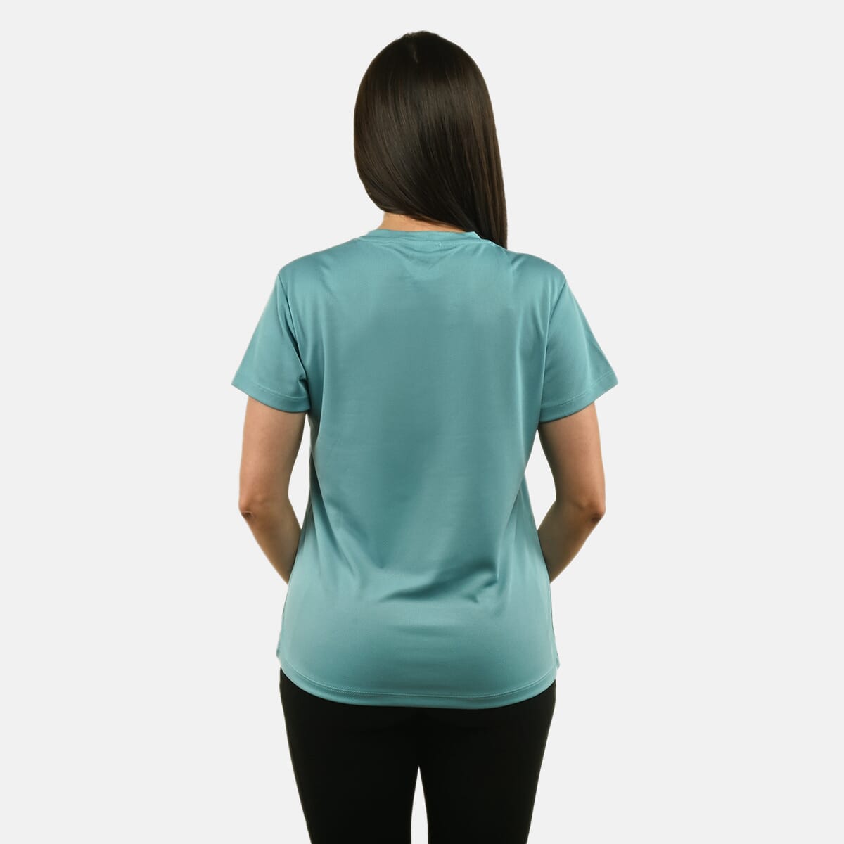 Hanton Teal Women's Moisture Wicking Shirt - S image number 1