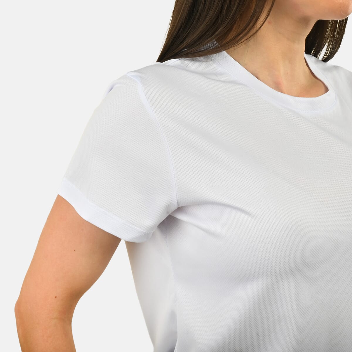 Hanton White Women's Moisture Wicking Shirt - M image number 3