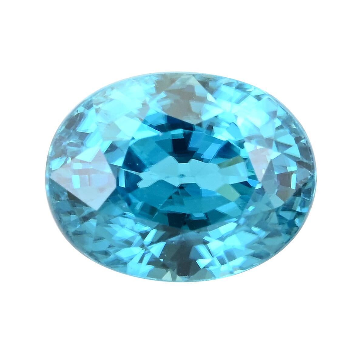 AAAA Cambodian Blue Zircon (Ovl Free Size) 6.00 ctw image number 0
