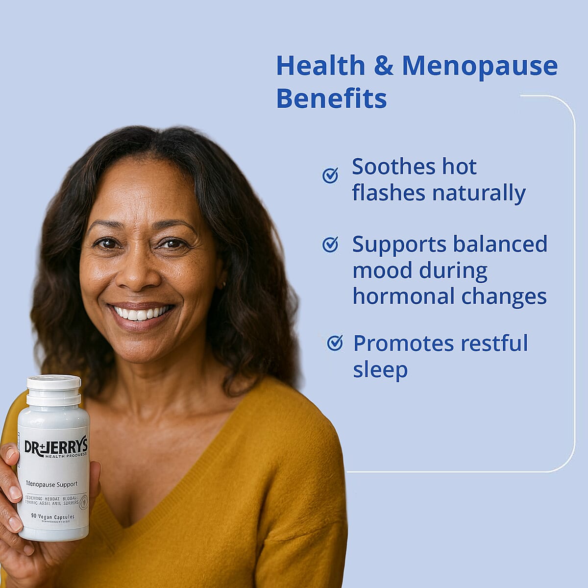 Dr. Jerry's Menopause Support Dietary Supplement (90 Vegan Capsules) image number 1