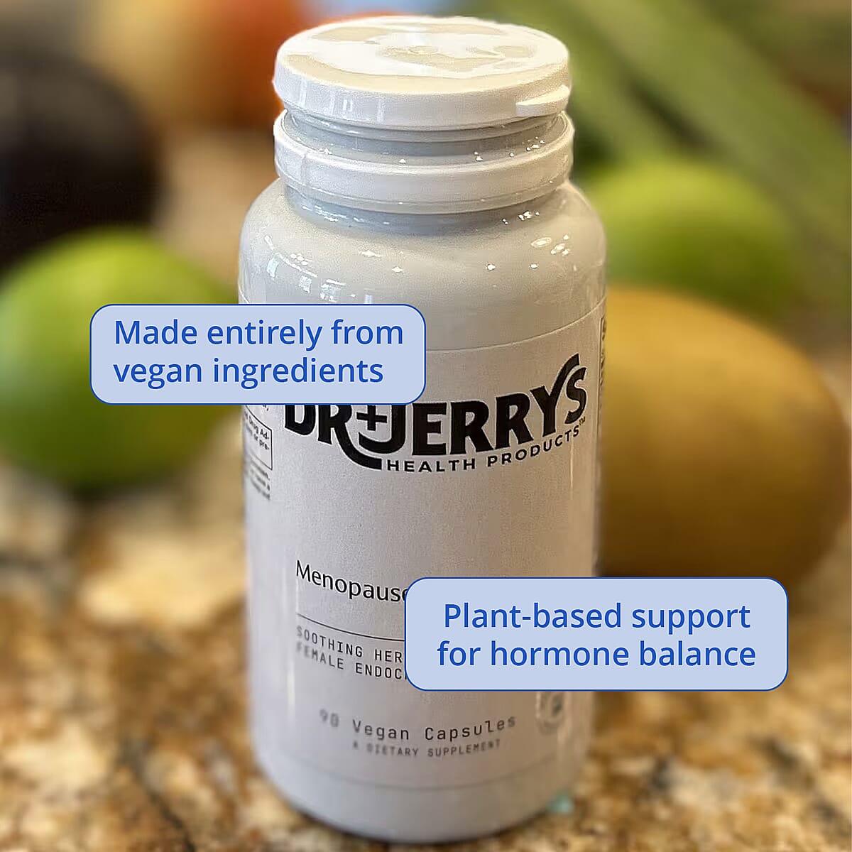 Dr. Jerry's Menopause Support Dietary Supplement (90 Vegan Capsules) image number 2