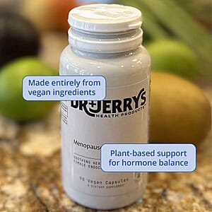 Dr. Jerry's Menopause Support Dietary Supplement (90 Vegan Capsules)