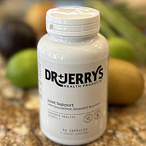 Dr. Jerry's Joint Support with Glucosamine, Boswellin and Bromelain Dietary Supplement (90 Capsules)