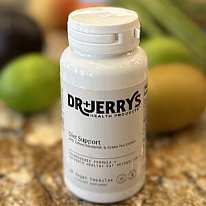 Dr. Jerry's Diet Support with Coleus Forskohlii & Green Tea Extract Dietary Supplement (60 Vegan Capsules)