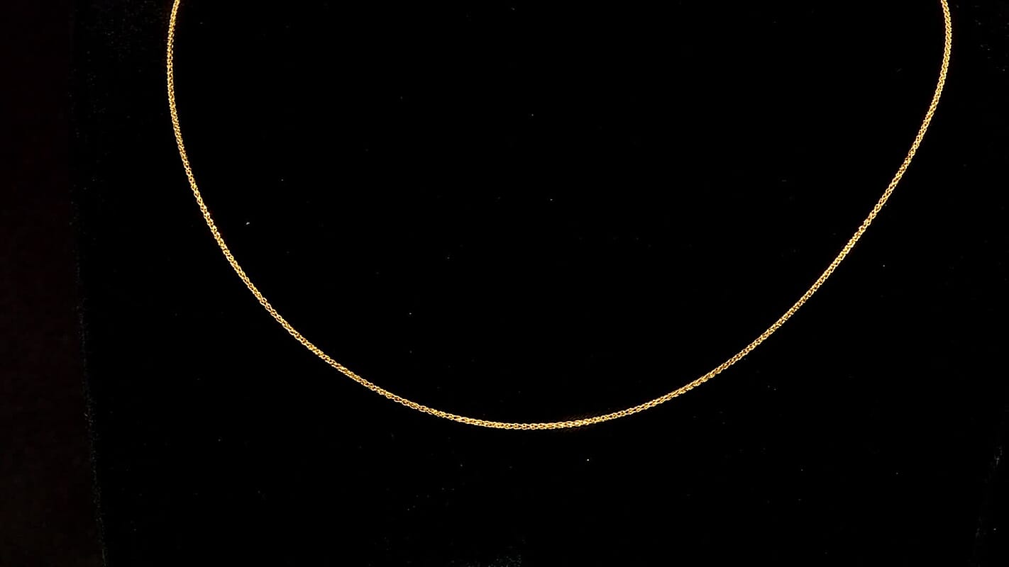 22K Yellow Gold Chain Necklace 20 Inches 4.26 Grams