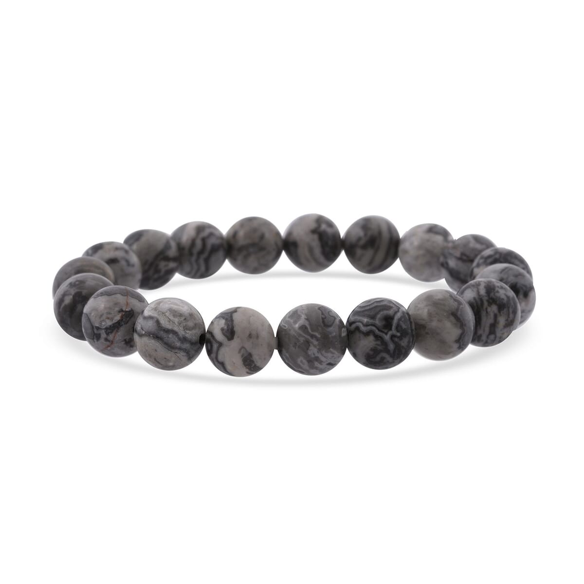 Map Jasper 151.85 ctw Beaded Stretch Bracelet image number 0