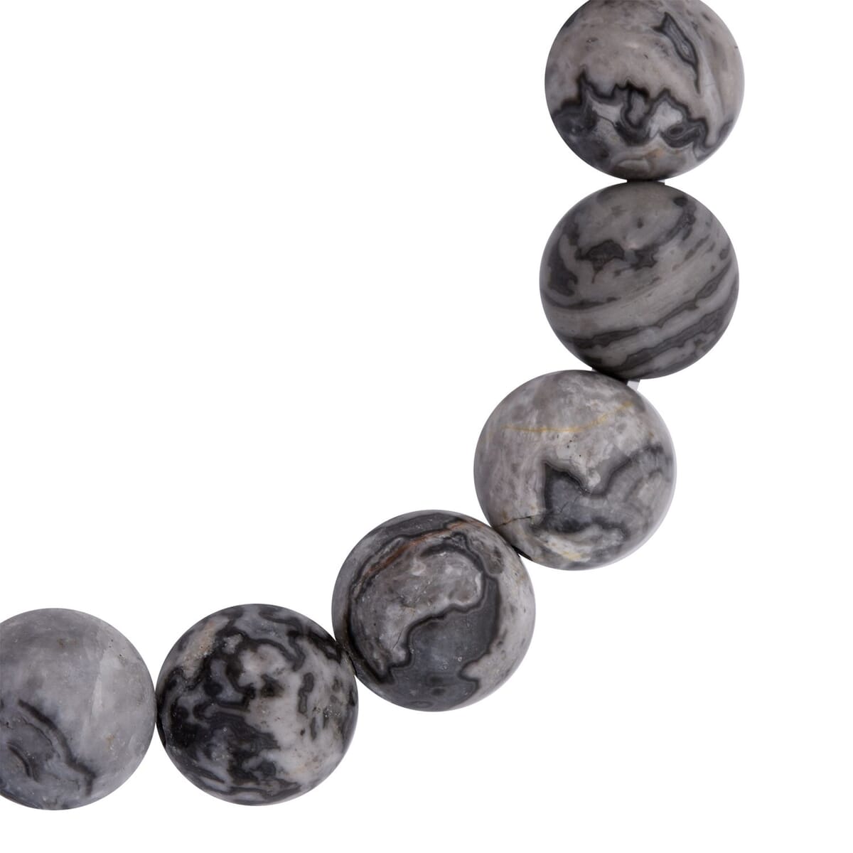 Map Jasper 151.85 ctw Beaded Stretch Bracelet image number 2