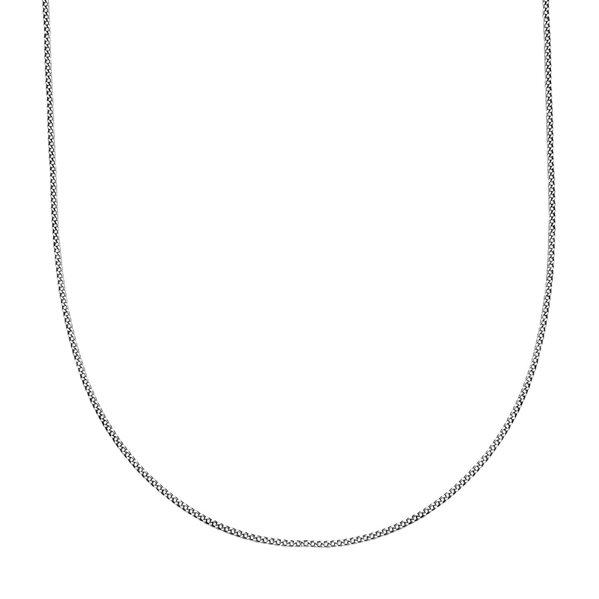 950 Platinum Sleek Curb Chain Necklace 20 Inches 3.10 Grams image number 3