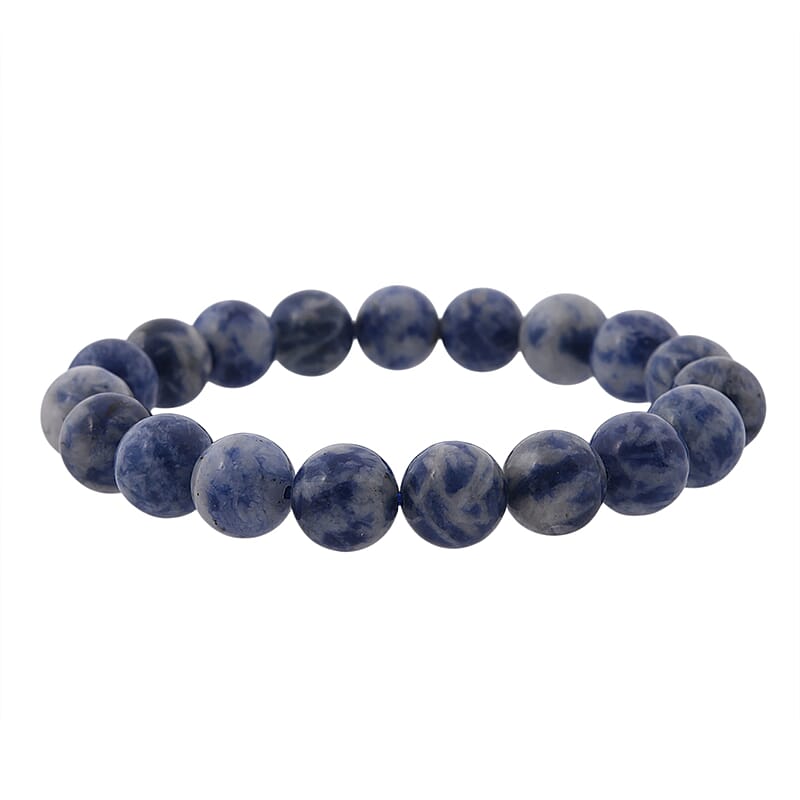 Jasper 126.00 ctw Beaded Stretch Bracelet