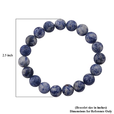 Jasper 126.00 ctw Beaded Stretch Bracelet