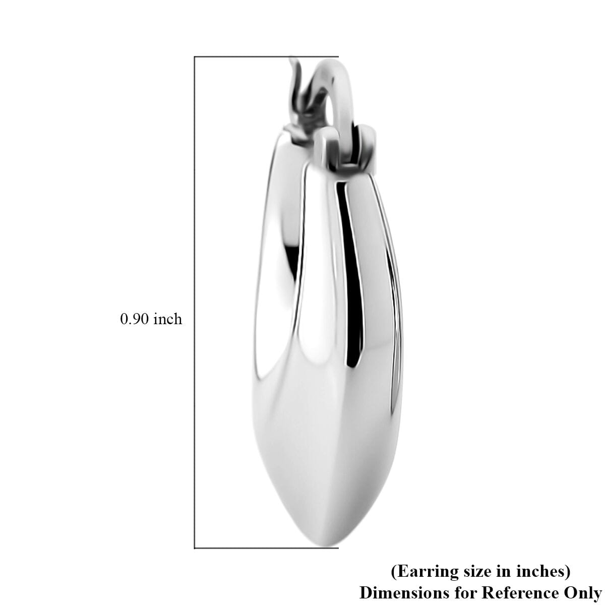 Hoop Earrings in 999 Platinum 5.79 Grams image number 5
