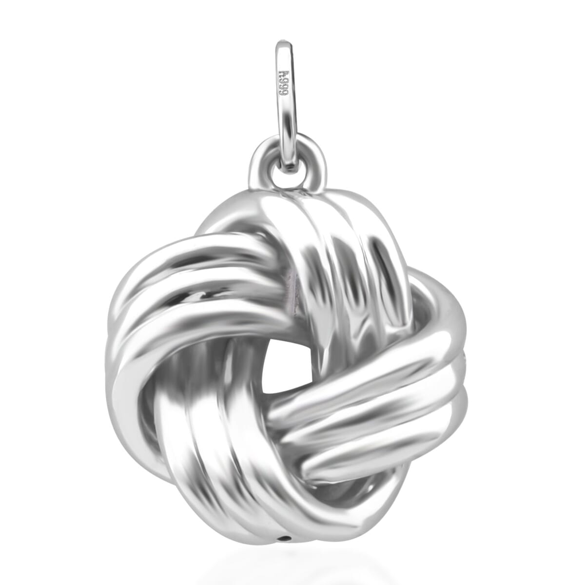 Knot Pendant in 999 Platinum 2.73 Grams image number 4