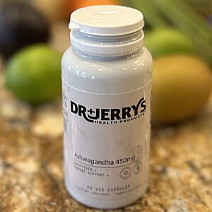 Dr. Jerry's Ashwagandha Dietary Supplement (90 Vegan capsules)