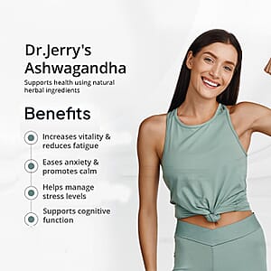 Dr. Jerry's Ashwagandha Dietary Supplement (90 Vegan capsules)