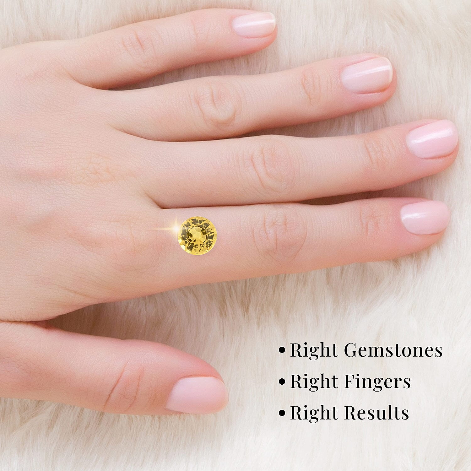 AAAA Yellow Sapphire (Rnd 5.5 mm) 0.75 ctw