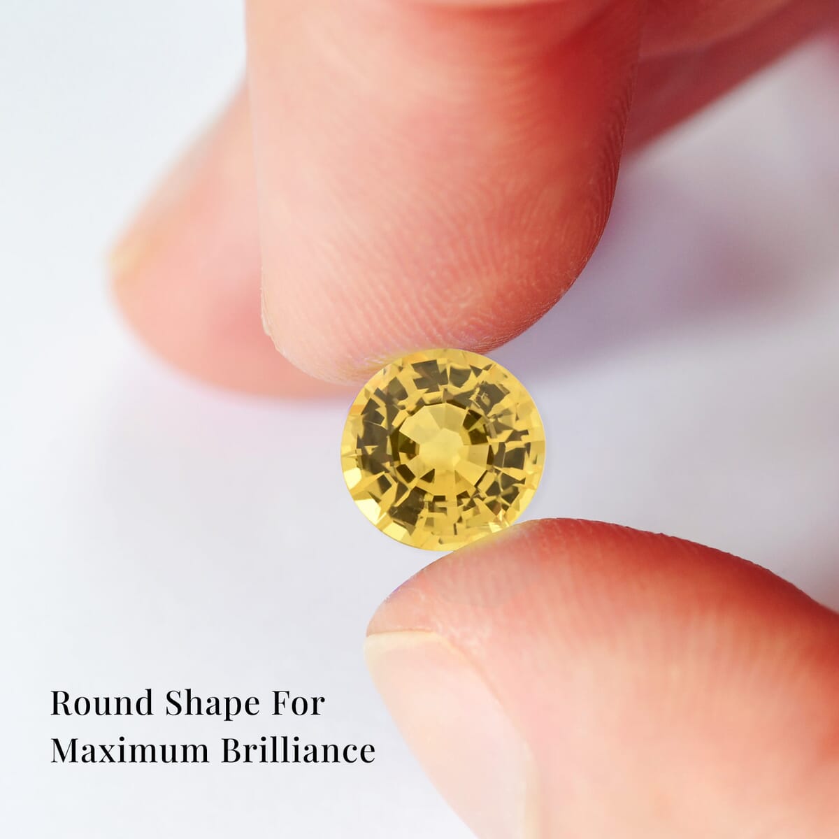 AAAA Yellow Sapphire (Rnd 5.5 mm) 0.75 ctw image number 5