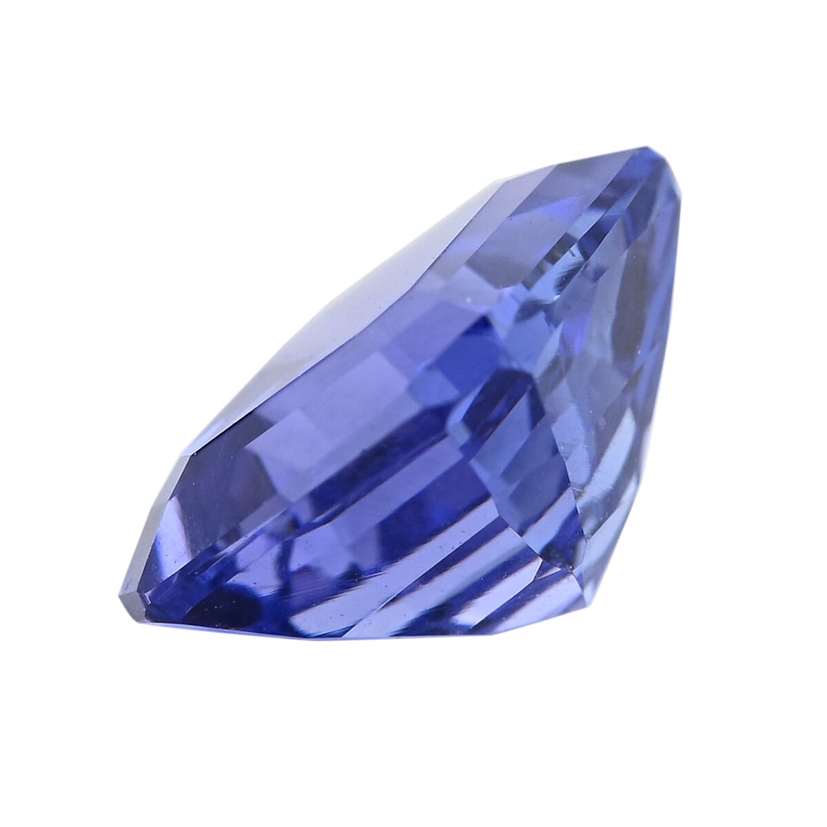 Certified & Appraised AAAA Asscher Cut Tanzanite Set of 2 (Sqr 6x6 mm) 2.00 ctw image number 1
