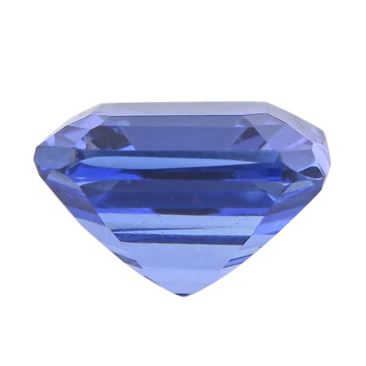 Certified & Appraised AAAA Asscher Cut Tanzanite Set of 2 (Sqr 6x6 mm) 2.00 ctw image number 2
