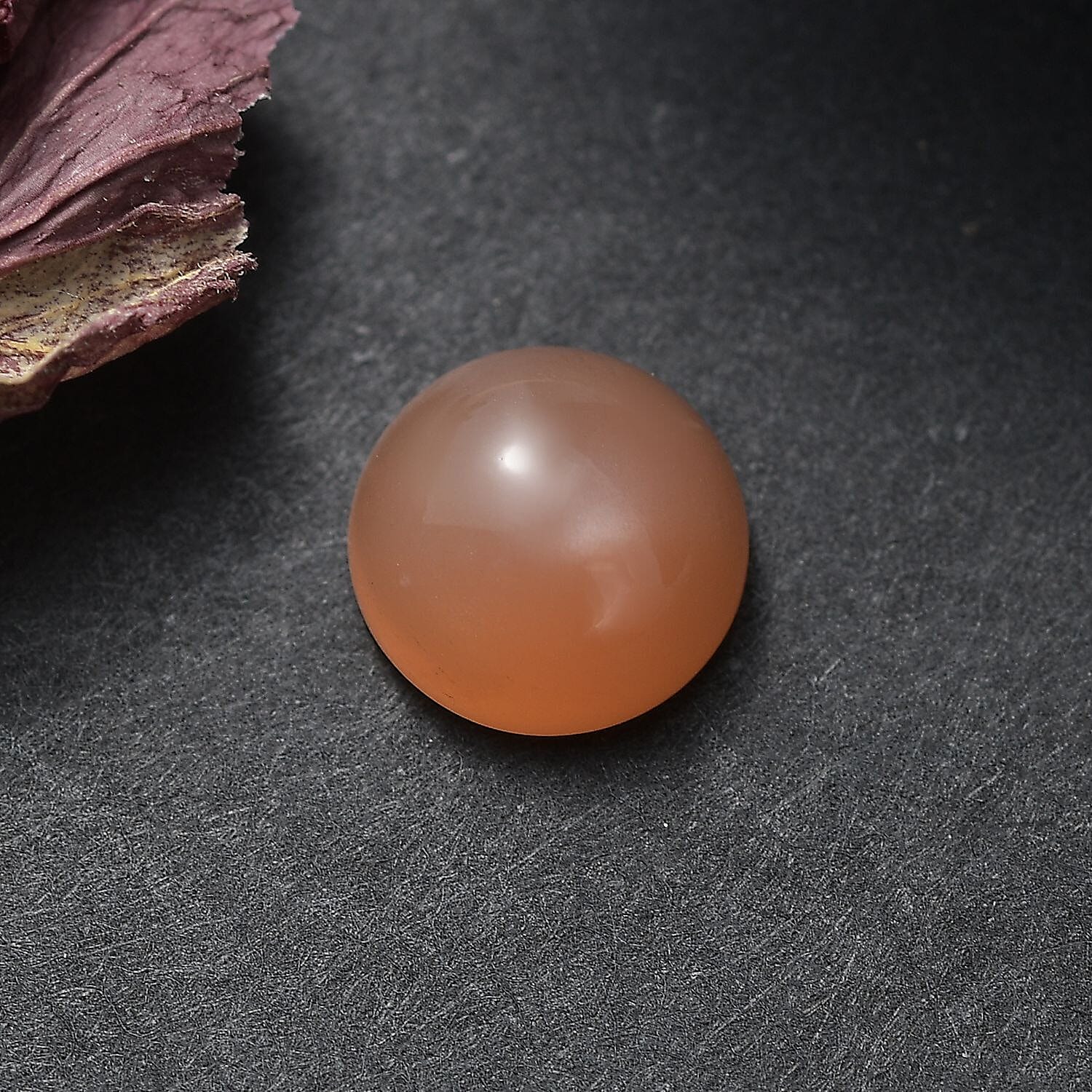 Peach Moonstone (Rnd 8 mm) 1.98 ctw Loose Gemstone