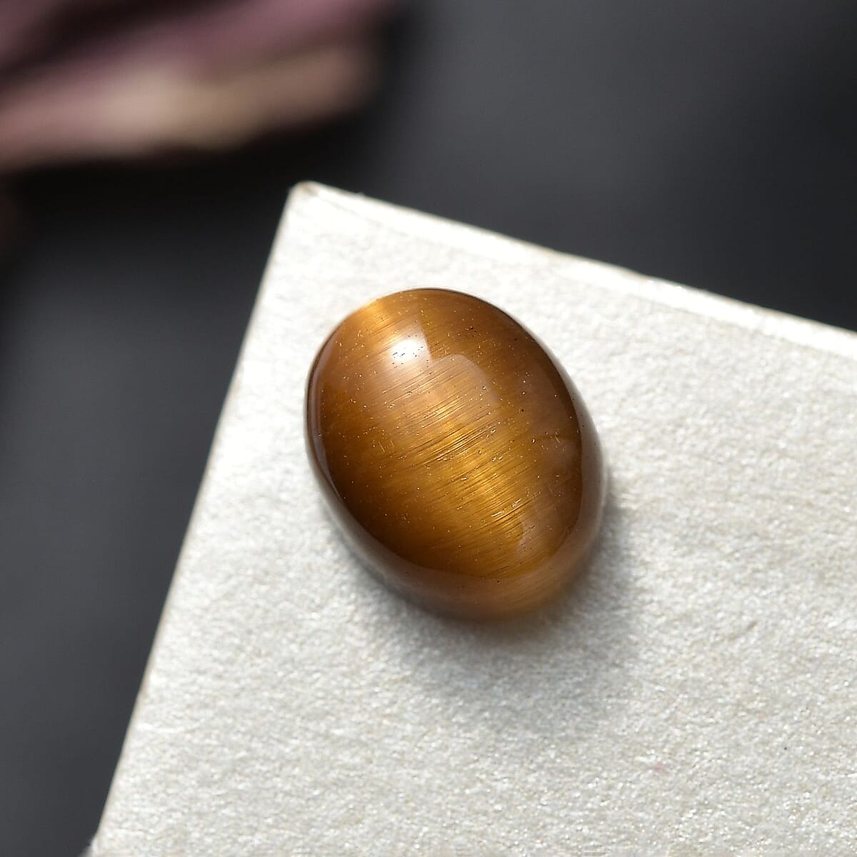 Tigers Eye (Ovl 10x8 mm) 2.10 ctw Loose Gemstone image number 1
