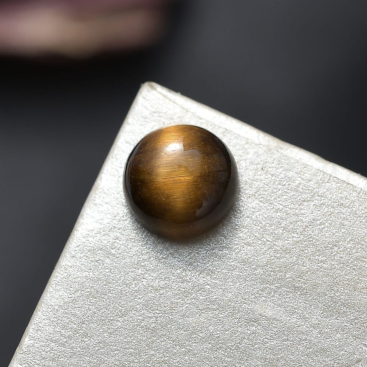 Tigers Eye (Rnd 6 mm) 0.90 ctw Loose Gemstone image number 1