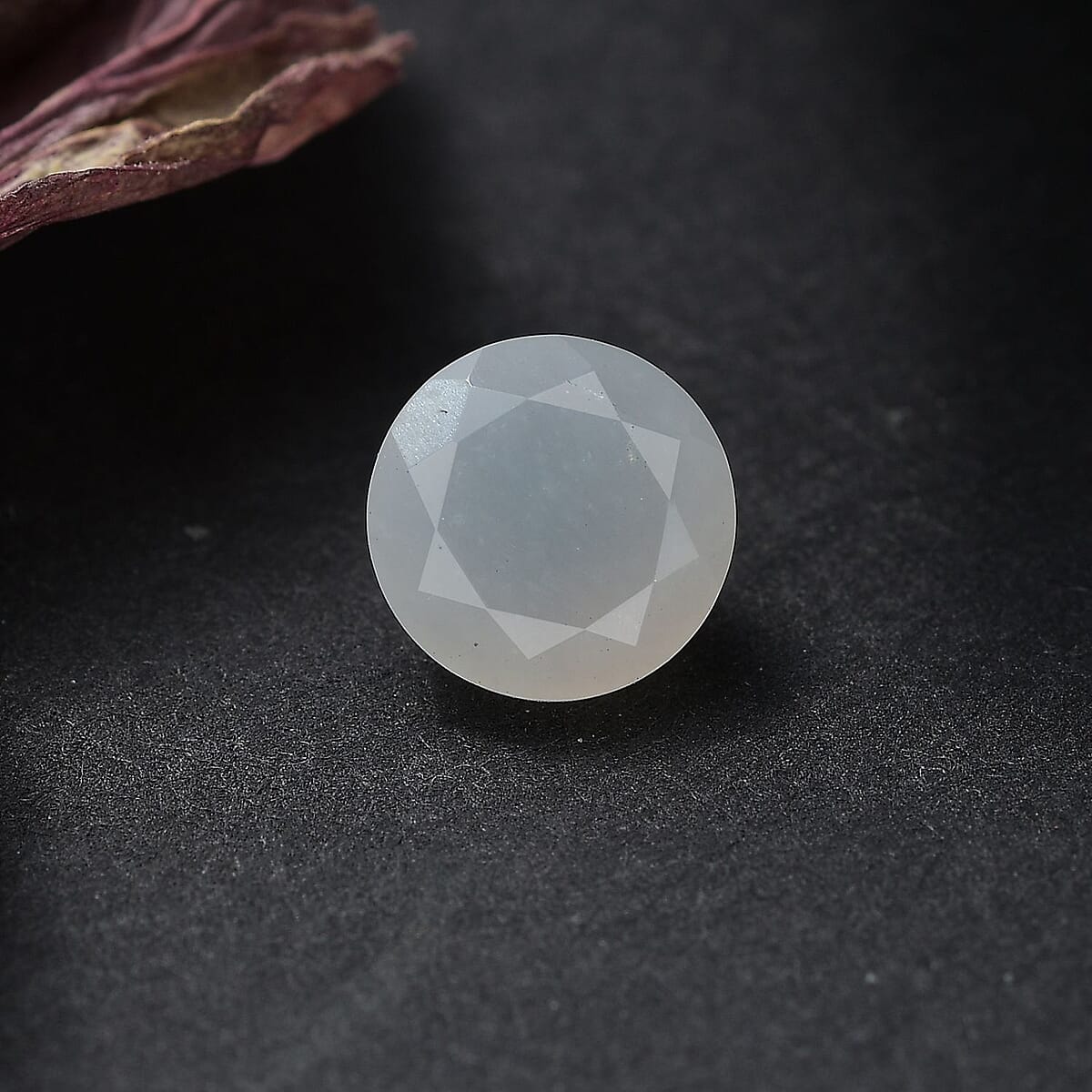 White Moonstone (Rnd 7 mm) 1.05 ctw Loose Gemstone image number 1