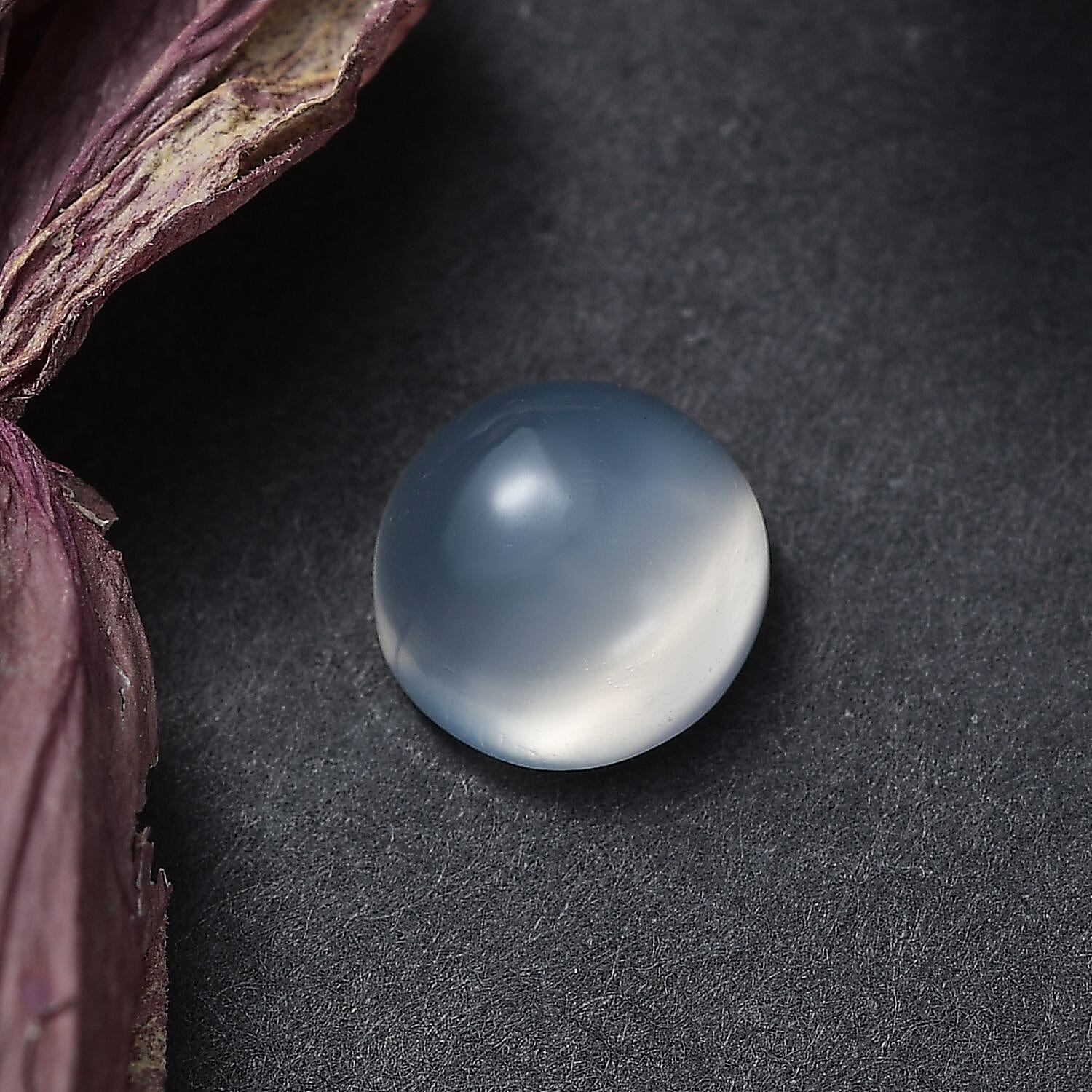 White Moonstone (Rnd 8 mm) 1.55 ctw Loose Gemstone