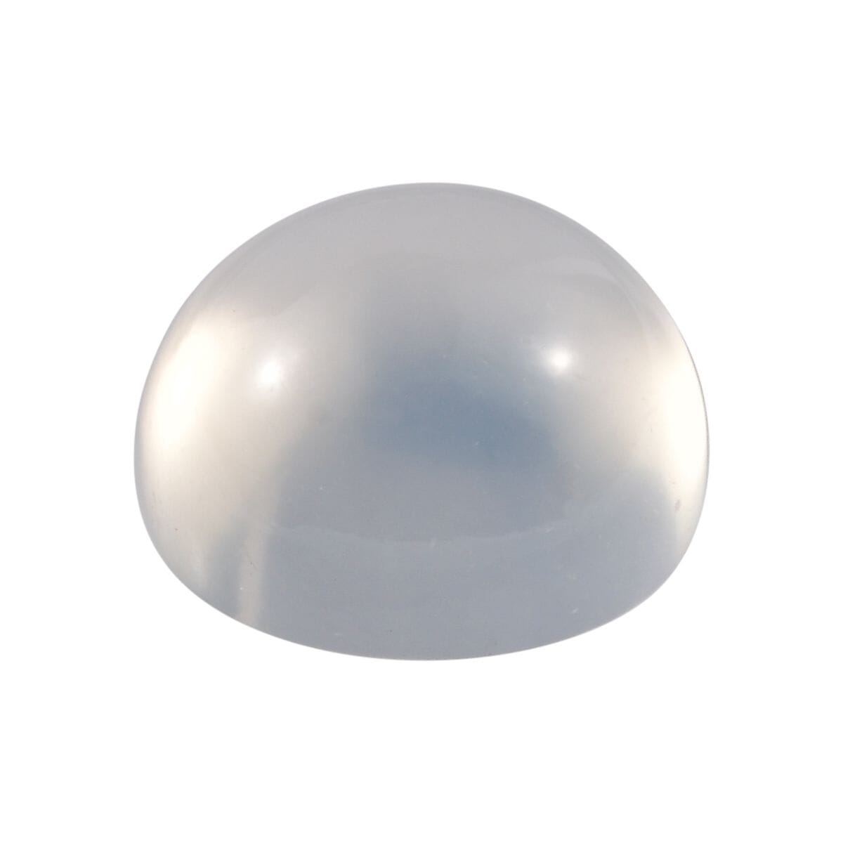 White Moonstone (Rnd 8 mm) 1.55 ctw Loose Gemstone image number 2