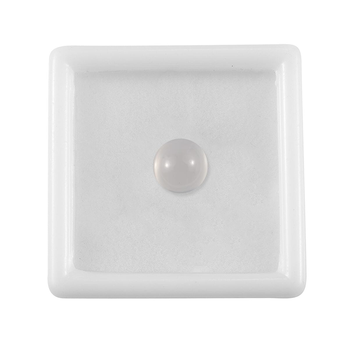 White Moonstone (Rnd 8 mm) 1.55 ctw Loose Gemstone image number 3