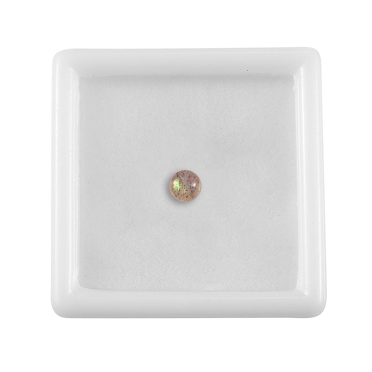 Malagasy Labradorite Set of 2 (Rnd 5 mm) 0.50 ctw Loose Gemstone image number 3
