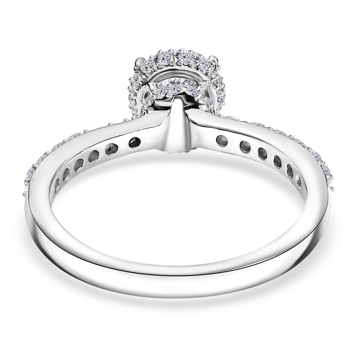 IGI Certified Luxuriant Lab Grown Diamond EF-VS 1.50 ctw Ring in 950 Platinum (Size 8.0) 4.80 Grams image number 4