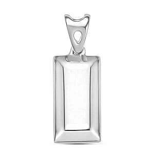 D'Joy Fancy Pendant in Platinum Over Sterling Silver 2.13 Grams