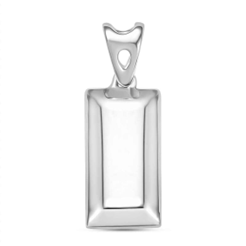 D'Joy Fancy Pendant in Platinum Over Sterling Silver 2.13 Grams