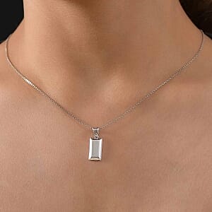 D'Joy Fancy Pendant in Platinum Over Sterling Silver 2.13 Grams