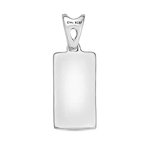 D'Joy Fancy Pendant in Platinum Over Sterling Silver 2.13 Grams