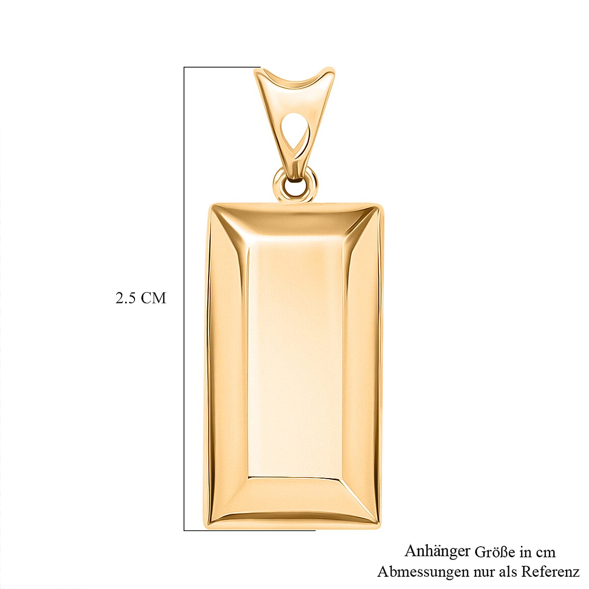 Pendant without Chain in 14K Yellow Gold 0.13 Grams